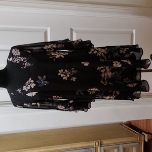Calvin Klein dress with sheer sleeves NWT